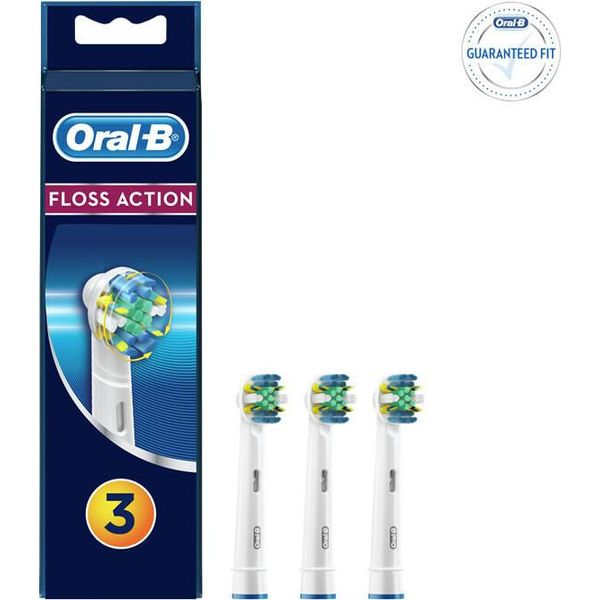 Oral-B Flossaction 80338476 Testina Per Spazzolino Elettrico 3 Pezzi Bianco-image