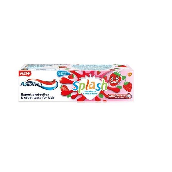 Aquafresh Kids Splash Dentifricio Alla Fragola 50Ml-image