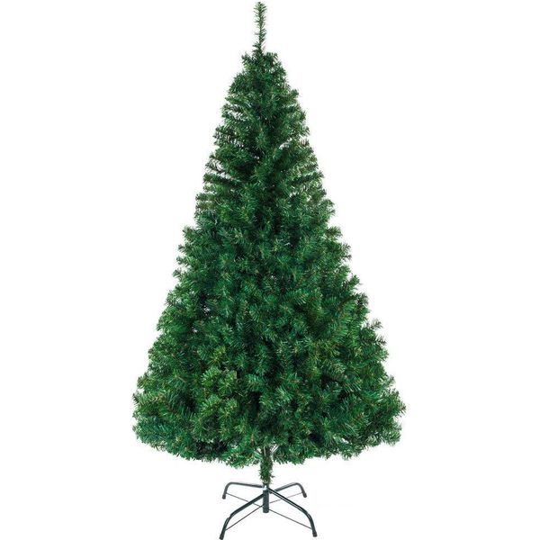 Albero Di Natale Artificiale 210Cm Con Circa 1100 Punte Albero Decorativo Decorazione Natalizia Verde-image