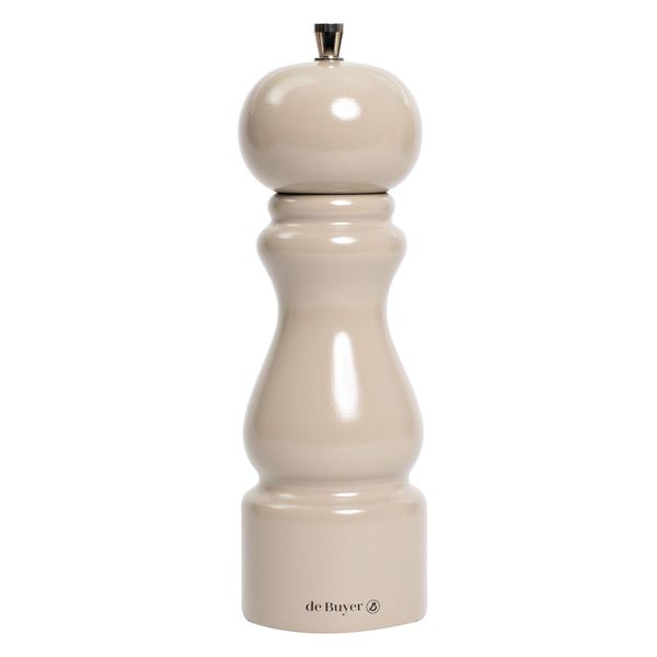 Macina Pepe In Legno Macina Spezie Manuale Macina A Mano Taupe De Buyer Rumba 20 Cm-image