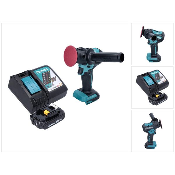 Lucidatrice A Batteria Makita Dpv 300 RA1 18 V 50 / 80 Mm Brushless + 1X Batteria Ricaricabile 2,0 Ah + Caricabatterie-image