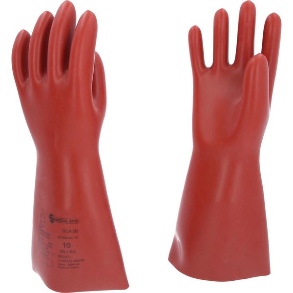 Ks Tools Guanto Di Protezione Per Elettricisti Con Protezione Meccanica E Termica Taglia 10 Classe 00 Rosso - 117.0084-image
