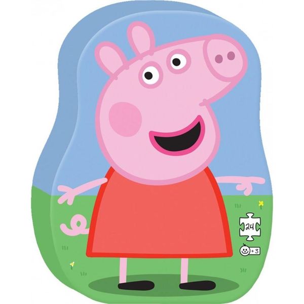 Barbo Toys Peppa Pig Puzzle - Puzzle Colorato Per Bambini 24 Pezzi-image
