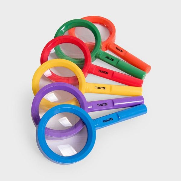 Set Di Giocattoli Con Lente D'ingrandimento Arcobaleno Tickit - 6 Pezzi - Giocattolo Educativo-image
