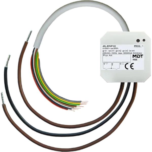Mdt Knx Jalousieaktor 1Fach Mit 4Fach Tasterschnittstelle Up-image