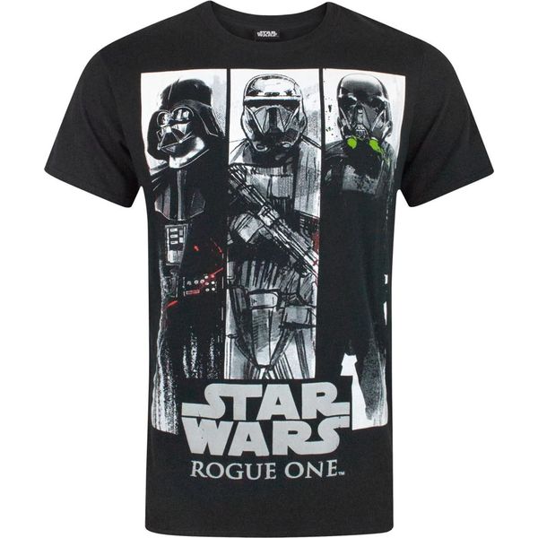 Maglietta Star Wars Rogue One Da Uomo NS4125 (S) (Nero)-image