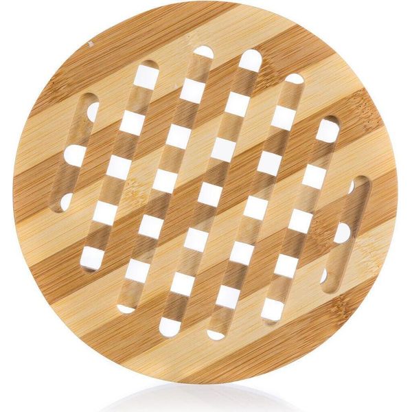 Bankett Base Di Legno Rotonda Brillant Bambù 18 X 1 Cm-image