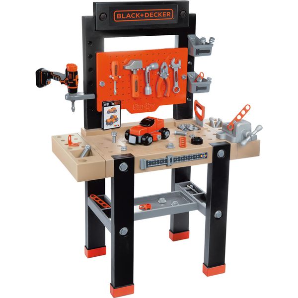 Smoby Black+Decker Centro Di Lavoro - Gioco Di Ruolo Per Bambini Dai 3 Anni In Su-image