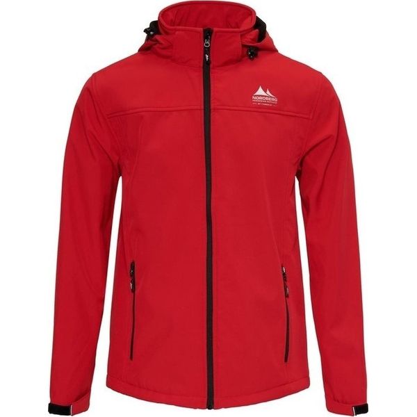 Nordberg Eldgrim - Giacca Outdoor Softshell Da Uomo Per L'estate - Rosso - Taglia Xl-image
