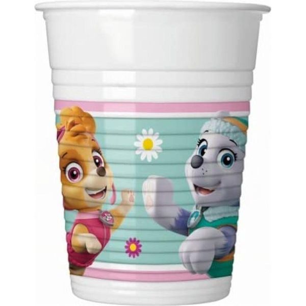 Tazza Di Plastica Paw Patrol Skye - 8 Pezzi.-image