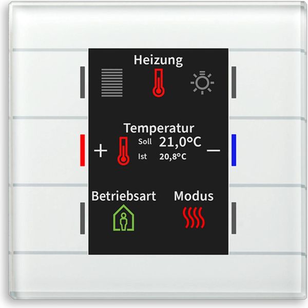 Mdt Glastaster Ii Smart Mit Farbdisplay Und Temperatursensor, Weiß-image