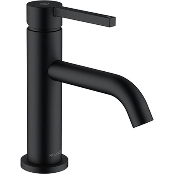 Kludi Nova Fonte Pura WT-EH Miscelatore 75 M.PUSH-OPEN, Nero Opaco-image