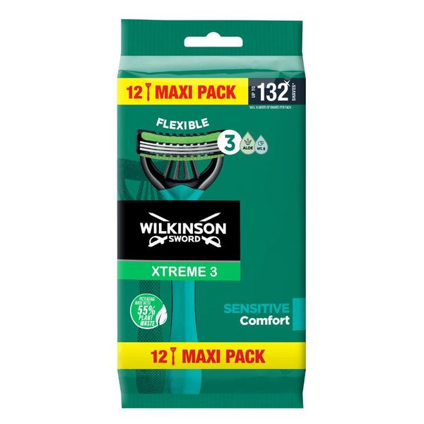 Wilkinson Xtreme3 Sensitive Comfort Rasoio Usa E Getta 12 Pezzi-image