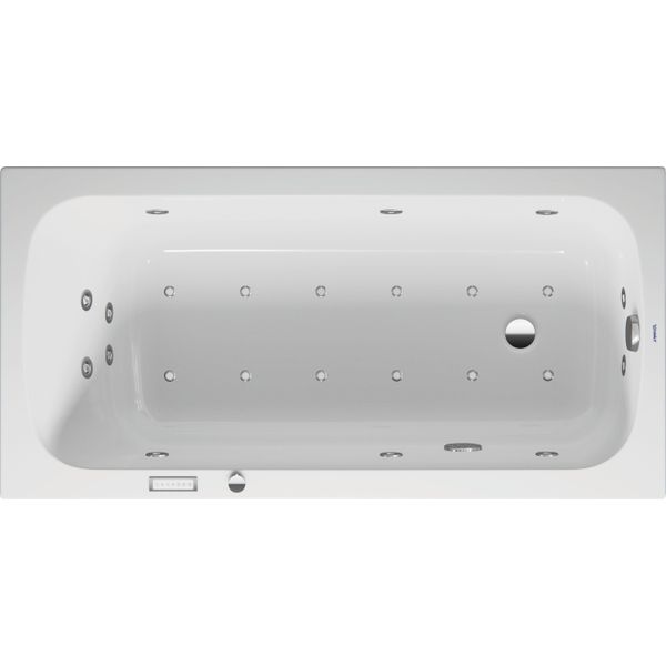 Baignoire BalnéO Duravit Quatego, Version à Encastrer, Simple Dos, BâTi-Support, Garniture De Vidage Et De Trop-Plein, SystèMe Combiné E, 1500X750Mm, 760609000CE1000, 760609000CE1000-image