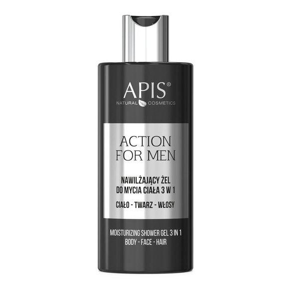 Apis Action For Men 3In1 Gel Doccia Idratante 300 Ml - Idratazione Di Base E Fragranza Rinfrescante-image