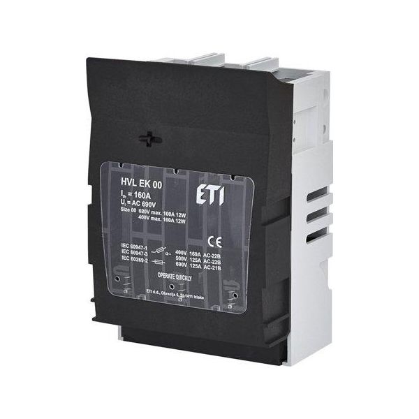 Fusibile Sezionatore 3P 160A NH00 Hvl Ek 00 M8 001701250 /T1DE-image