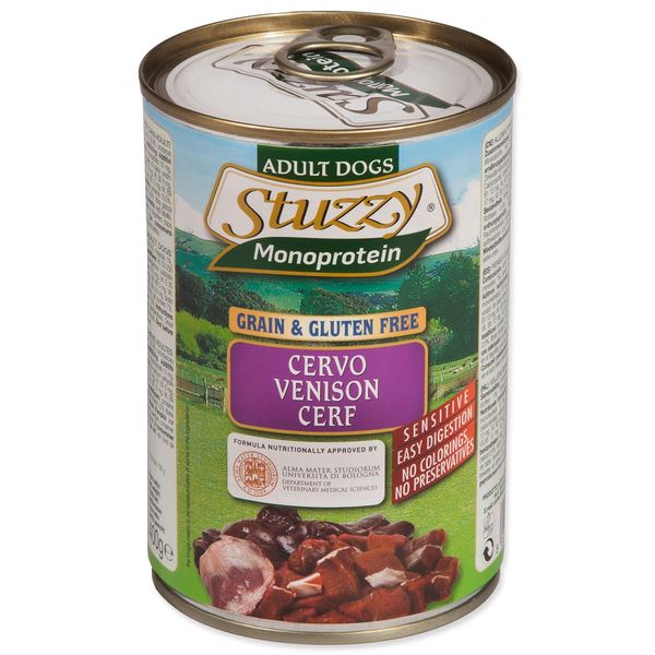 Cibo In Scatola Stuzzy Dog Monoproteico Al Cervo 400 G-image