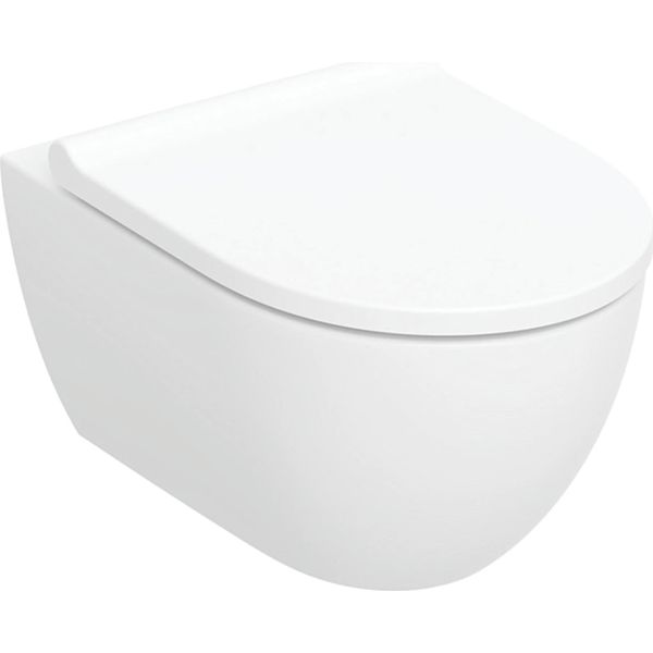 Geberit Acanto Set WWC-T Turboflush Bianco Kt, A Stampo Chiuso, EFF3, Con Sedile-image