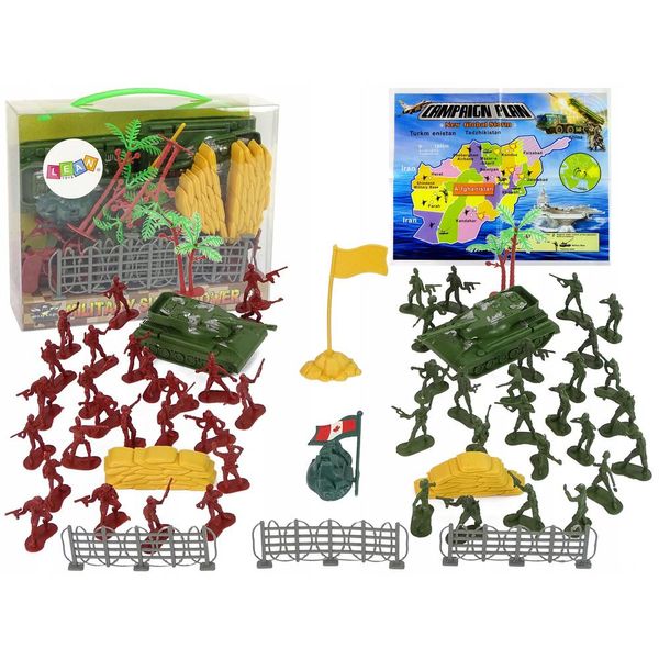 Set Militare Di Grandi Dimensioni Soldati Carri Armati-image