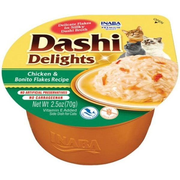 Churu Cat Ciao Dashi Fiocchi Di Pollo E Tonno. 70G-image