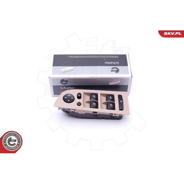 Esen Skv 37SKV039 Interruttore Alzacristalli Per Bmw 3 Touring (E91) Interruttore Alzacristalli Anteriore-image