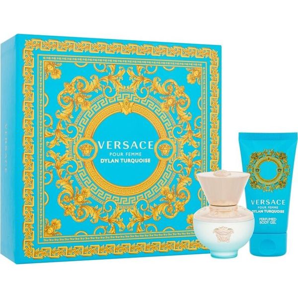 Versace Dylan Turquoise Pour Femme Eau De Toilette, 30 Ml + Gel Corpo 50 Ml-image
