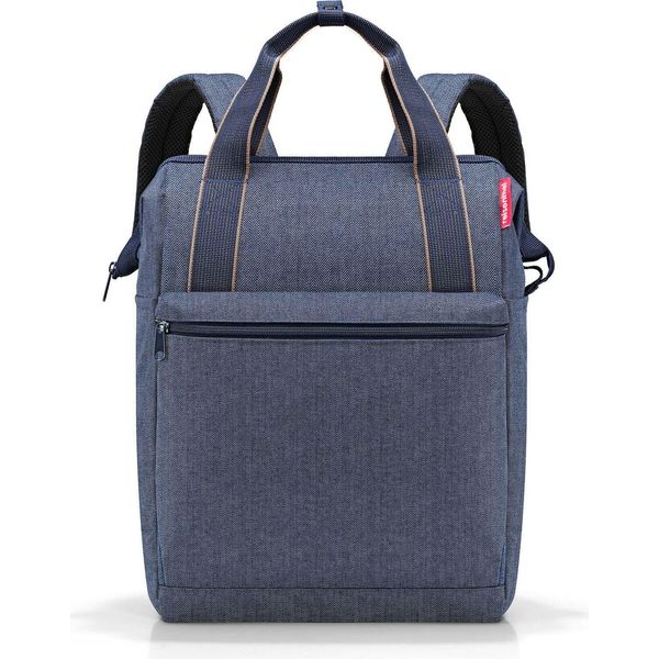 Reisenthel Zaino Allrounder R Backpack 23L Herringbone Dark Blue Blu Scuro-image