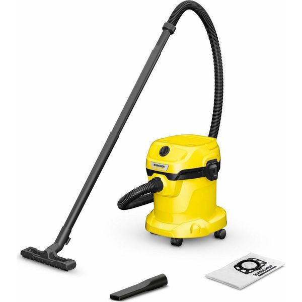 KäRcher Wd 2 Plus 15 L Aspiratore A Cilindro Secco E Bagnato 1000 W Sacchetto Per La Polvere-image