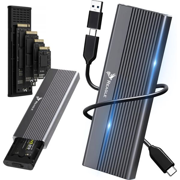 Copertura Ssd Nvme Adattatore Pcie M.2 USB-C 3.2 GEN2 M2 Tasca Reagle-image