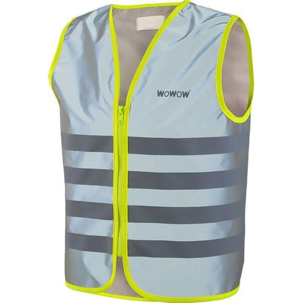 Gilet Riflettente Wowow Per Bambini "Fun Jacket"" Sb Grigio-Argento Riflettente, Taglia S (4-6 Anni)"-image