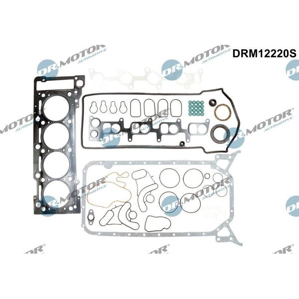 Dr.Motor Automotive DRM12220S Set Completo Di Guarnizioni Motore Set Di Guarnizioni Adatto Per MERCEDES-BENZ Classe C Berlina (W203) Classe C Berlina (W202)-image