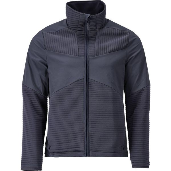 Pullover In Pile Con Zip E Fodera Nero-Blu, Taglia 2XL Mascot 22105-681-010-image