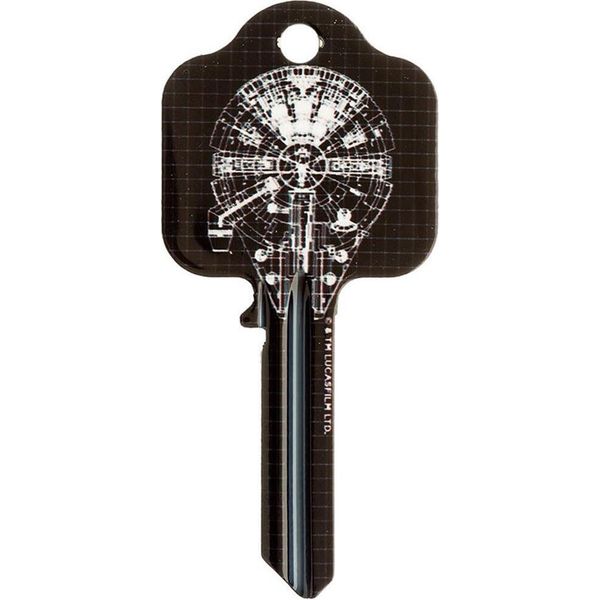 Star Wars - Portachiavi, Millennium Falcon TA4594 (Taglia Unica) (Nero)-image