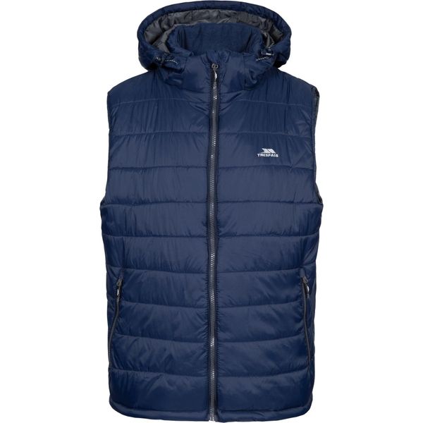 Trespass Gilet Trapuntato Da Uomo Franklyn TP4364 (Xl) (Blu Navy/Grigio Carbone)-image