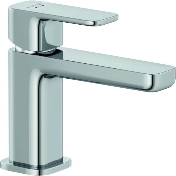 Lavabo Kludi Renon Ehm 85 Con Scarico Push-Open Pop-Up Nero Opaco-image
