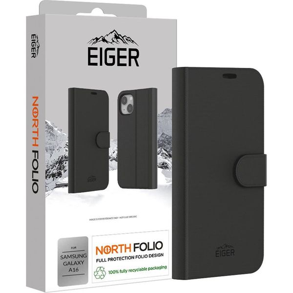 Eiger EGCA00678, Custodia A Portafoglio, Samsung, Samsung Galaxy A16 5G, 17 Cm (6,7"), Nero"-image
