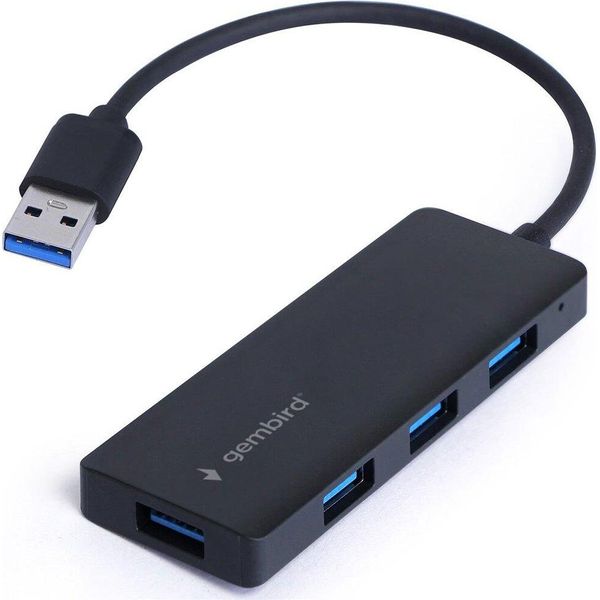 Gembird Gembird UHB-U3P4-03 Dock Per Laptop/ Replicatore Di Porte Usb 3.2 Gen 1 (3.1 Gen 1) Cablato Type-A Nero-image