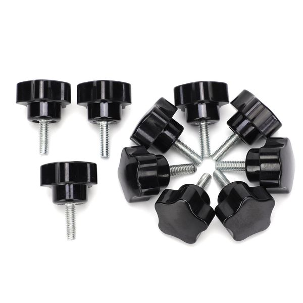 Bullone Della Manopola, Bullone Della Manopola A Cinque Stelle, Dado Della Manopola Di Torsione Della Mano, Vite Di Torsione Della Mano, Elemento Di Fissaggio, Strumenti Dell'hardware-image