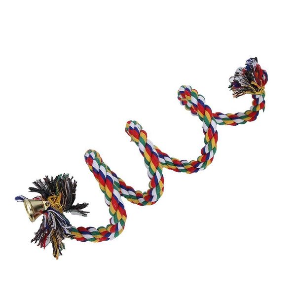 Giocattolo In Corda Di Cotone Per Uccelli, Giocattolo Per Uccelli, Giocattolo Per Pappagalli, Giocattolo In Corda Di Cotone Per Pappagalli, Corda Per Arrampicata Per Uccelli-image
