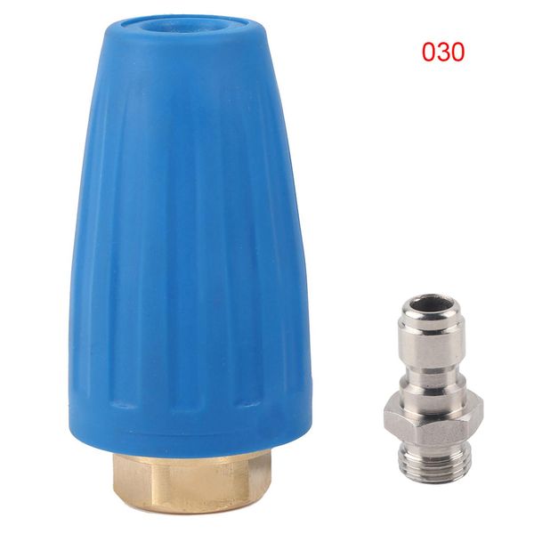 Raccordo Rapido Da 1/4" Accessori Per Idropulitrici Ugello Turbo A Spruzzo 3000 Psi 3.0"-image
