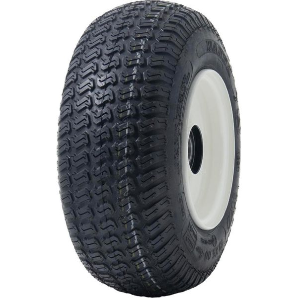 13X5.00-6 Pneumatico Per Tosaerba E Cerchione In Acciaio Wanda P332, 20Mm 6304 Cuscinetti-image