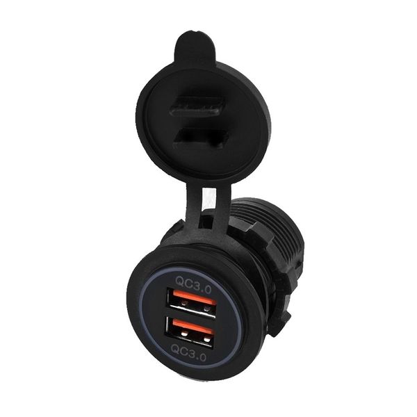Caricatore Da Auto, Caricatore Usb Da Auto, Caricatore Da Auto, Doppio Caricatore Usb, Presa Di Corrente Per Auto, Caricatore Per Moto-image