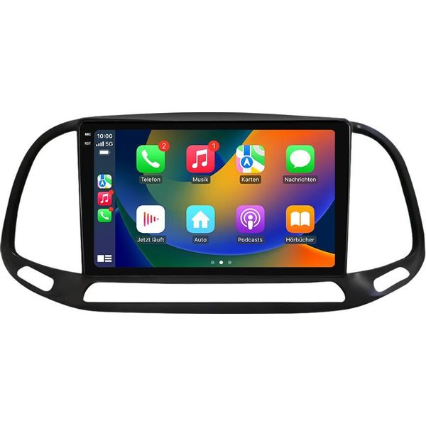 Autoradio 32GB Per Fiat Doblo 20125-2019 2Din Android Radio Carplay Navi Wifi Dsp Gps Dab Bluetooth-image