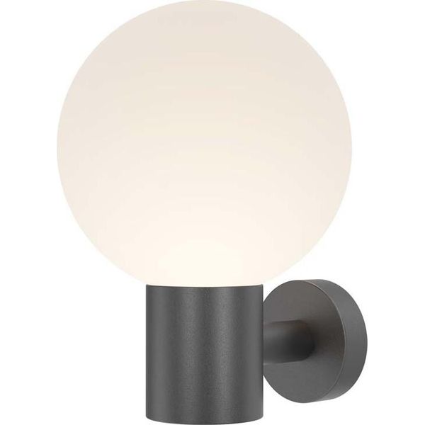 Applique, Parete Di Casa, Nero, 1X Presa E27, Altezza 28Cm-image