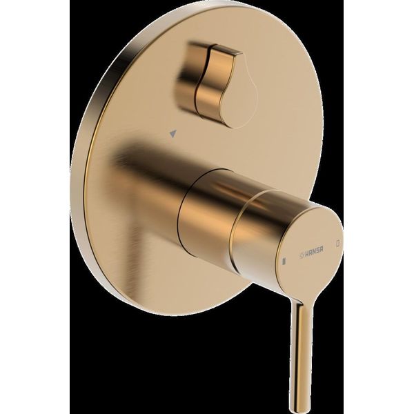 Hansa Hansavantis Set De Finition Pour Bain/Douche, Levier à Goupille, Pour Deux Consommateurs, 8260906781, 8260906781-image