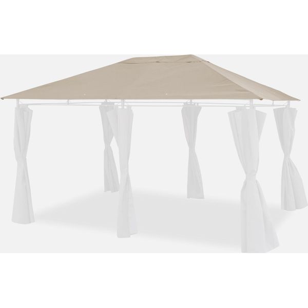 Copertura Del Tetto A Pergola Divio 3X4M, Beige-image