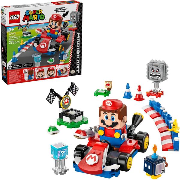 Lego® Super Mario 72043 Mario Kart - Kart Interattivo Lego Mario E Standard Altro-image