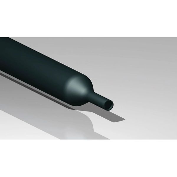 Tubo Termorestringente Cimco 2:1, Nero, Ral 9011, A Parete Sottile, Ø 12,5/6,0 Mm, Lunghezza 6 M-image