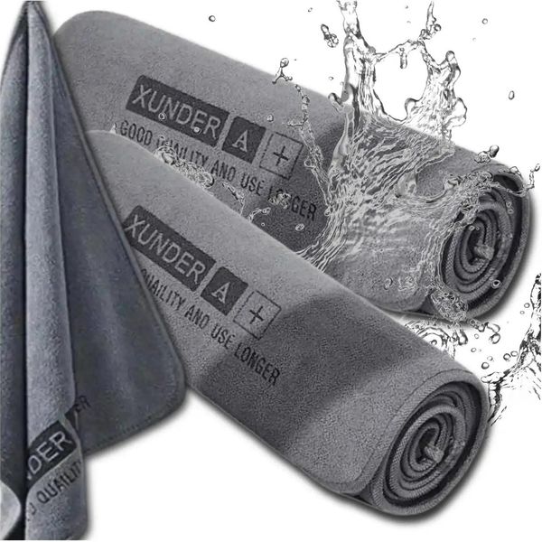 Set Di Asciugamani Con 2 Panni In Microfibra Per La Pulizia Dell'auto-image