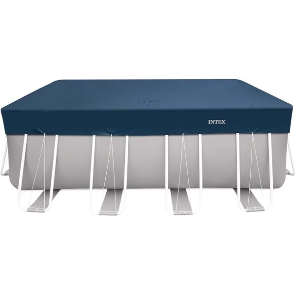 Telone Di Copertura Per Piscina Intex 400X200 Cm Rettangolare Deluxe Con Sporgenza Di 20 Cm 28079-image